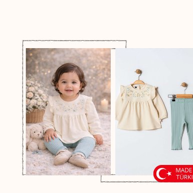 Blossom Breeze Baby Outfit Set