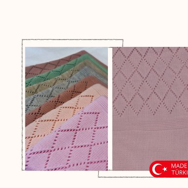 Blush Diamond Comfort Knitted Baby Blanket