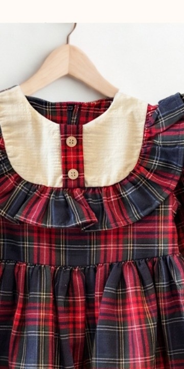 Charlotte Tartan Ruffle Dress