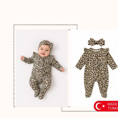 Leopard Latte Romper