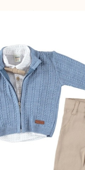 Little Gentleman Knit & Chino Set