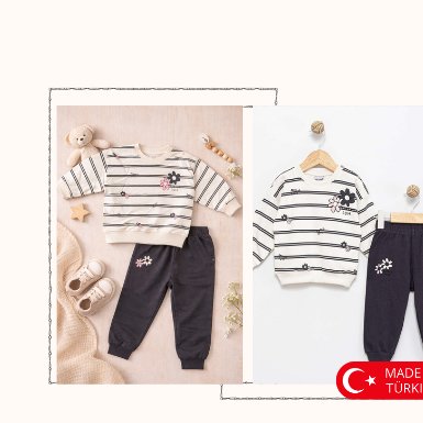 Midnight Blossom Lounge Set