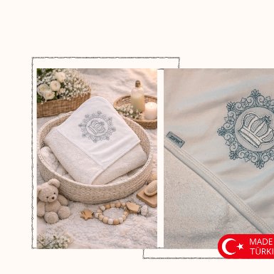 Royal Touch Embroidered Baby Towel