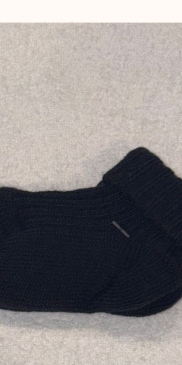 Soft Steps Black Baby Ribbed Socks