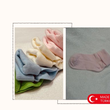 Soft Steps Pastel Blush Pink Baby Socks